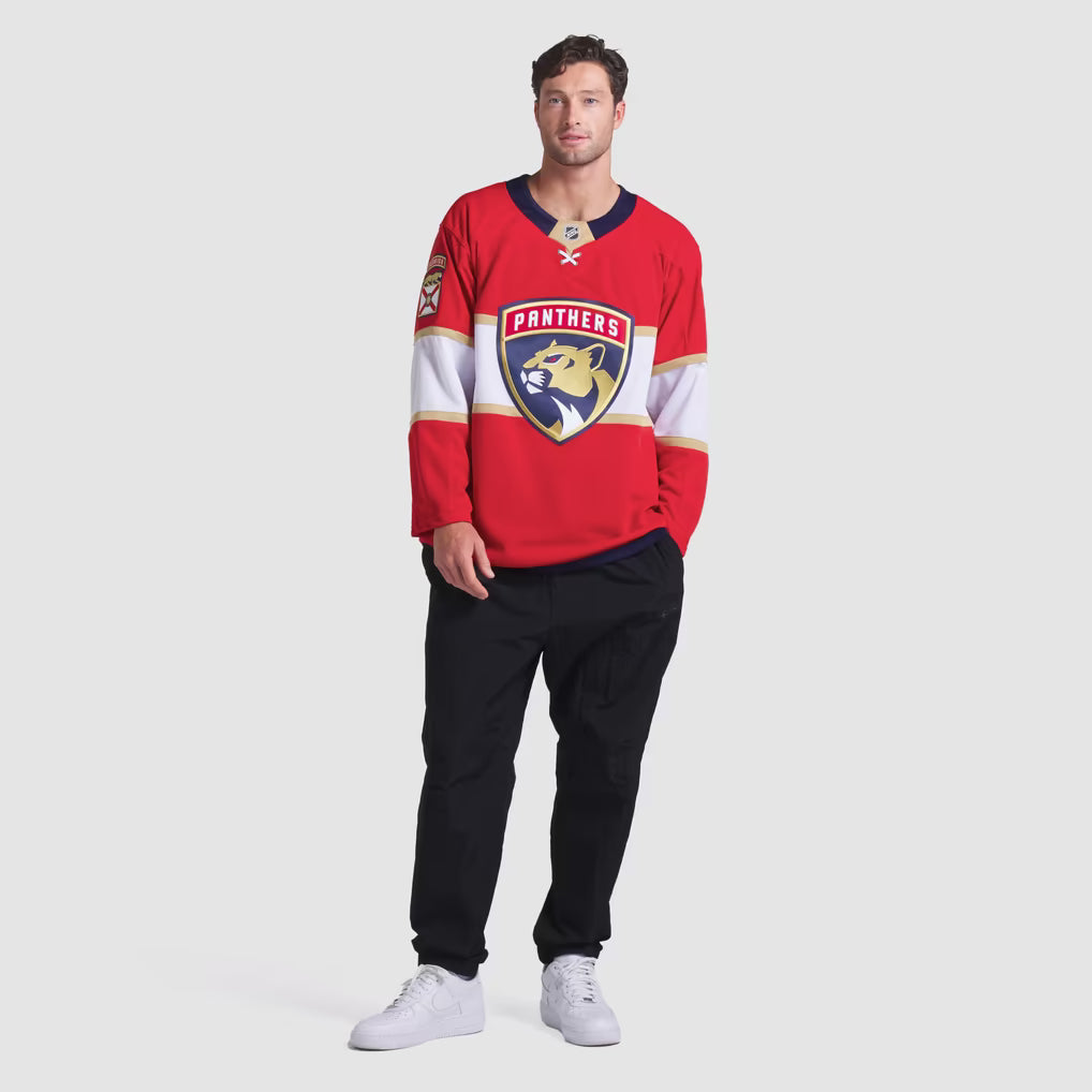 Hygo Shirts Florida Panthers Fanatics Home Premium Custom Jersey Red