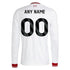 Liverpool adidas 2026/27 Away Replica Custom Long Sleeve Jersey - White