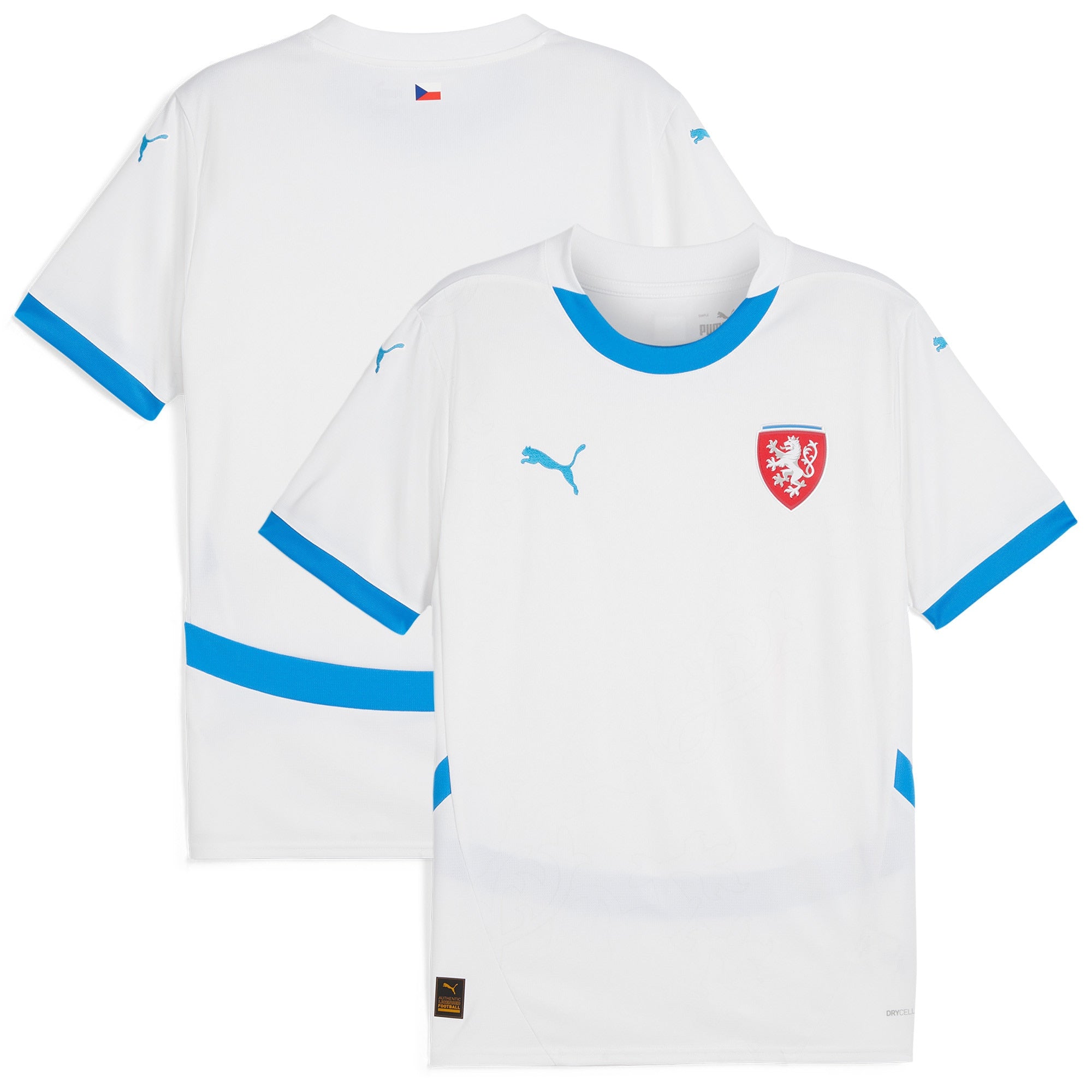 Czech Republic Away Shirt 2024 Custom Soccer Shirt - White