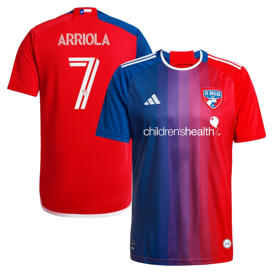 Paul Arriola FC Dallas  2024 After Burner Player Soccer Shirt – Navy