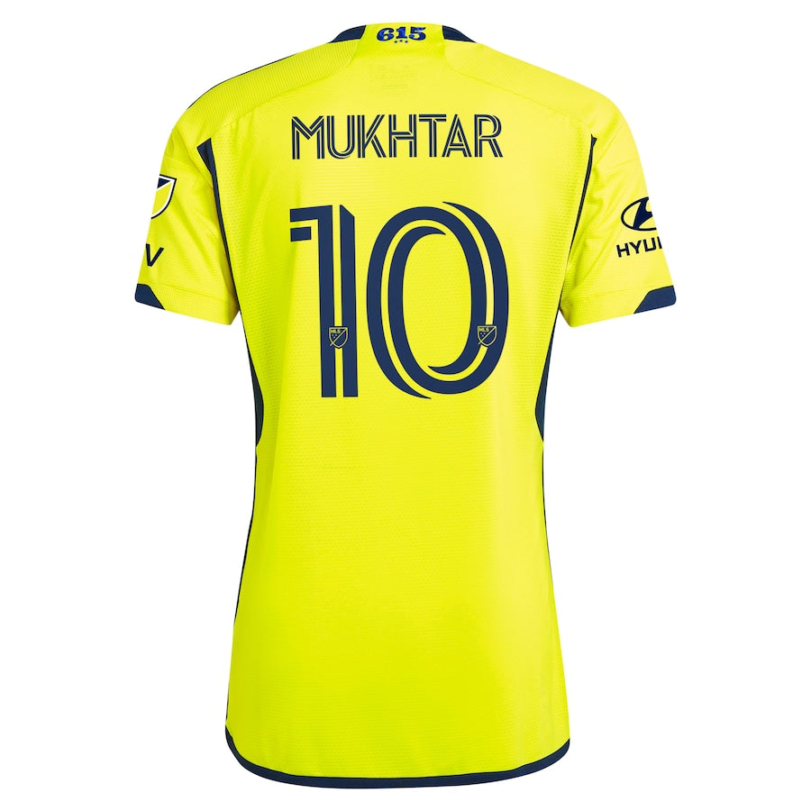 Hany Mukhtar Nashville SC  2024 The 615 Kit Authentic Player Soccer Shirt - Yellow