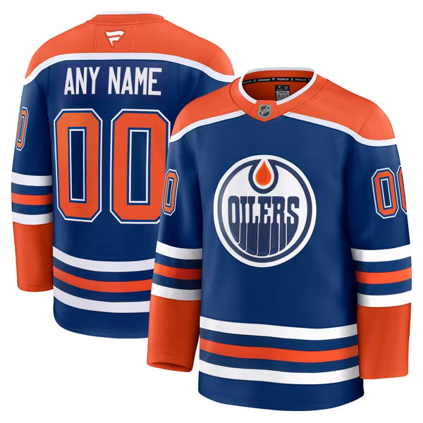 Hygo Shirts Edmonton Oilers Fanatics Home Premium Jersey Royal