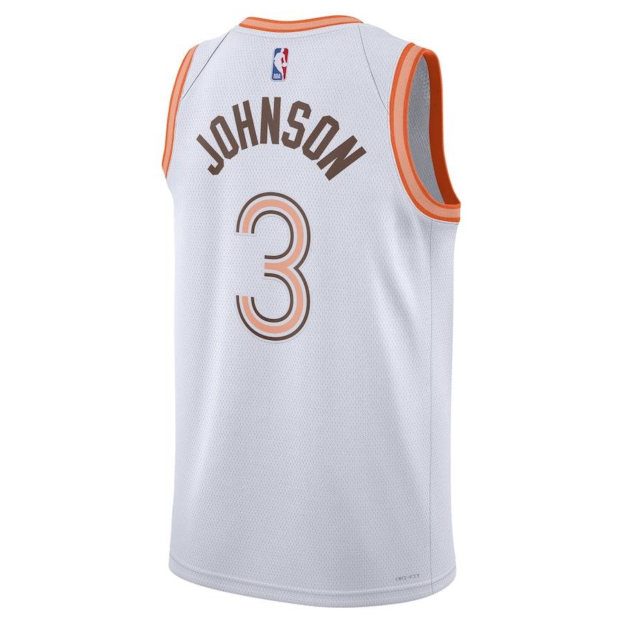 Keldon Johnson San Antonio Spurs  Unisex 2023/24 Swingman Shirt - White - City Edition