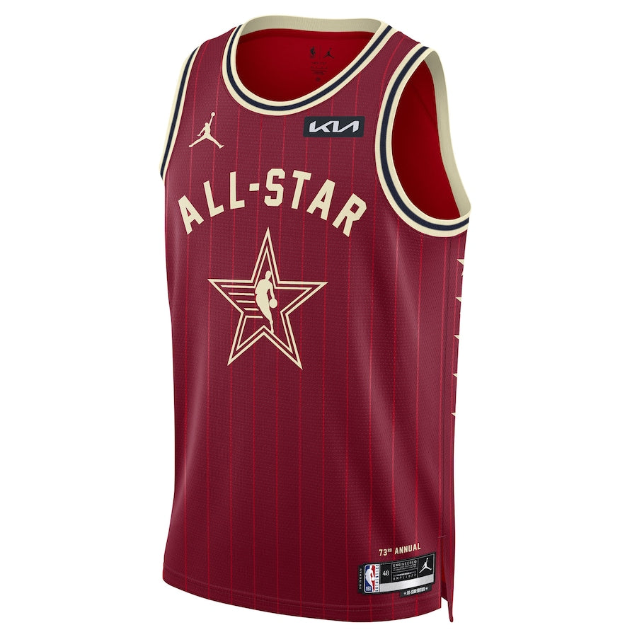 Kevin Durant Jordan Brand Unisex 2024 NBA All-Star Game Swingman Soccer Shirt - Crimson