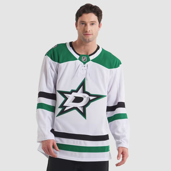 Hygo Shirts Dallas Stars Fanatics Away Premium Custom Jersey - White