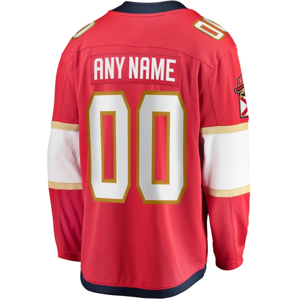 Hygo Shirts Florida Panthers Fanatics Home Breakaway Custom Jersey