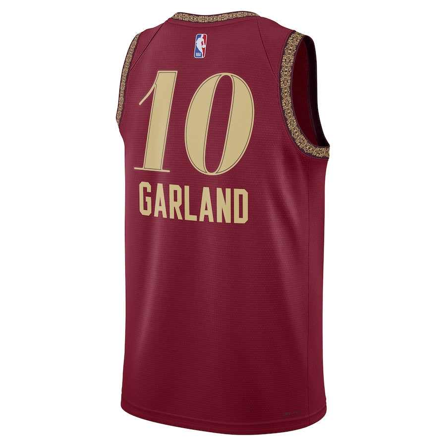 Darius Garland Cleveland Cavaliers  Unisex 2023/24 Swingman Shirt - Wine - City Edition