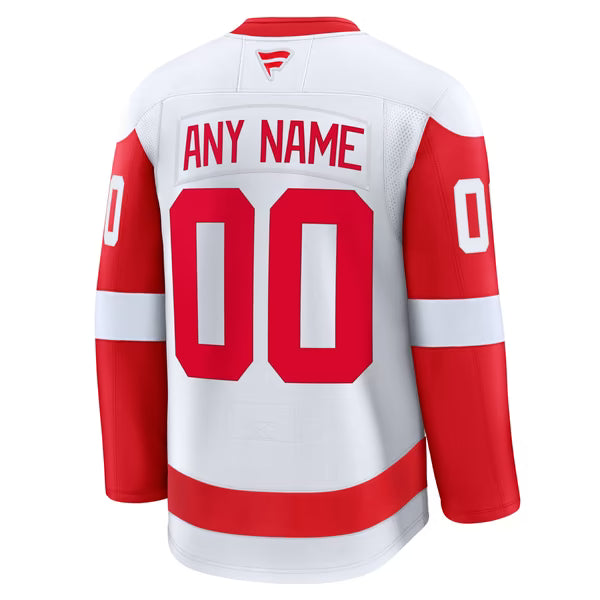 Hygo Shirts Detroit Red Wings Fanatics Away Premium Custom Jersey