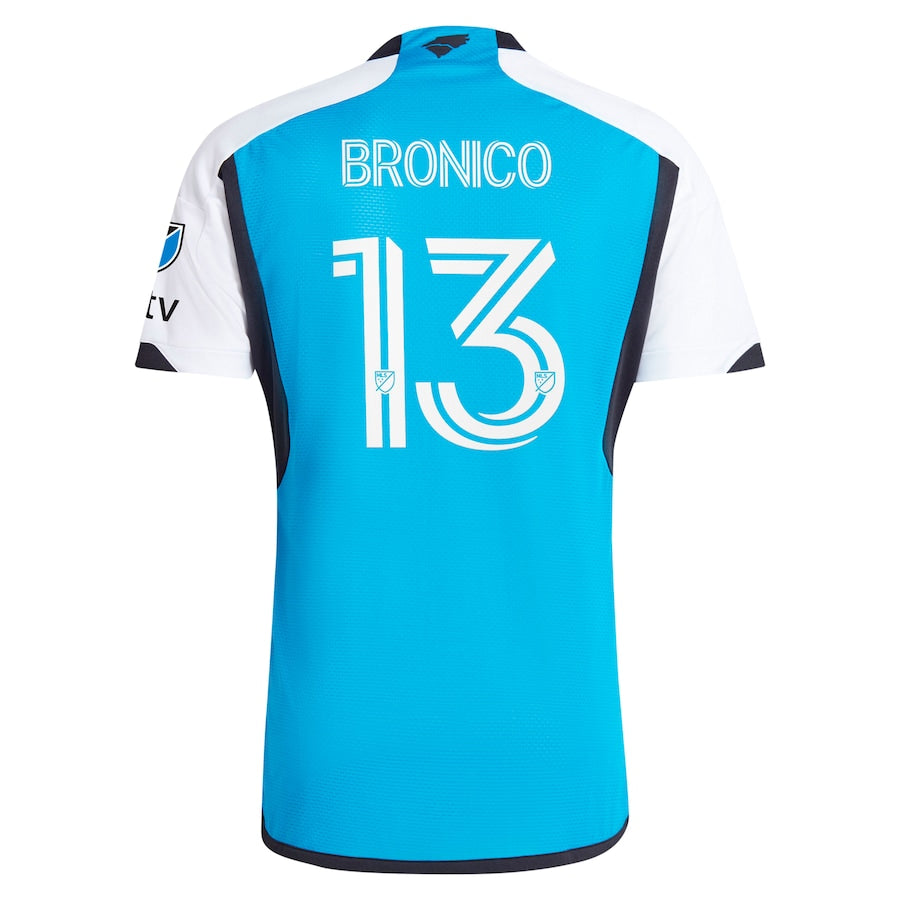 Brandt Bronico Charlotte FC  2024 The Carolina Kit: Explore Authentic Player Soccer Shirt - Blue