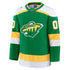 Hygo Shirts Fanatics Minnesota Wild Alternate Premium Custom Jersey - Green