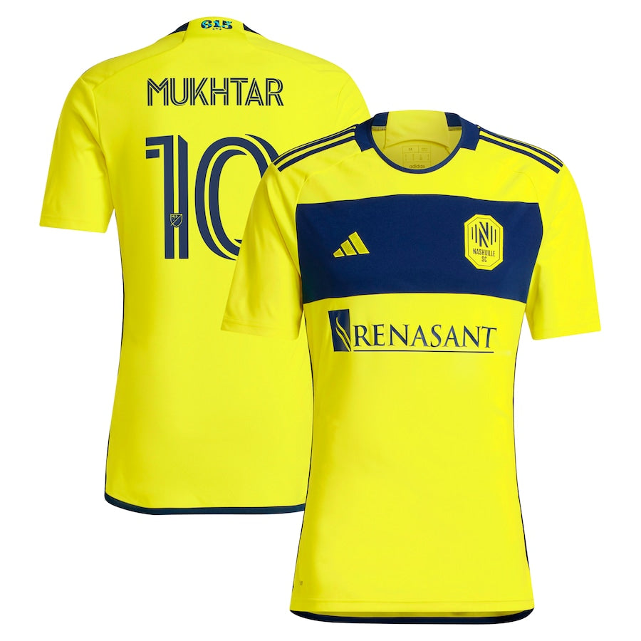 Hany Mukhtar Nashville SC  2024 The 615 Kit Player Soccer Shirt - Yellow