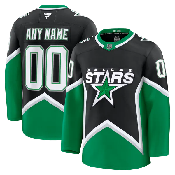 Hygo Shirts Dallas Stars Fanatics Alternate Premium Custom Jersey