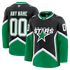 Hygo Shirts Dallas Stars Fanatics Alternate Premium Custom Jersey
