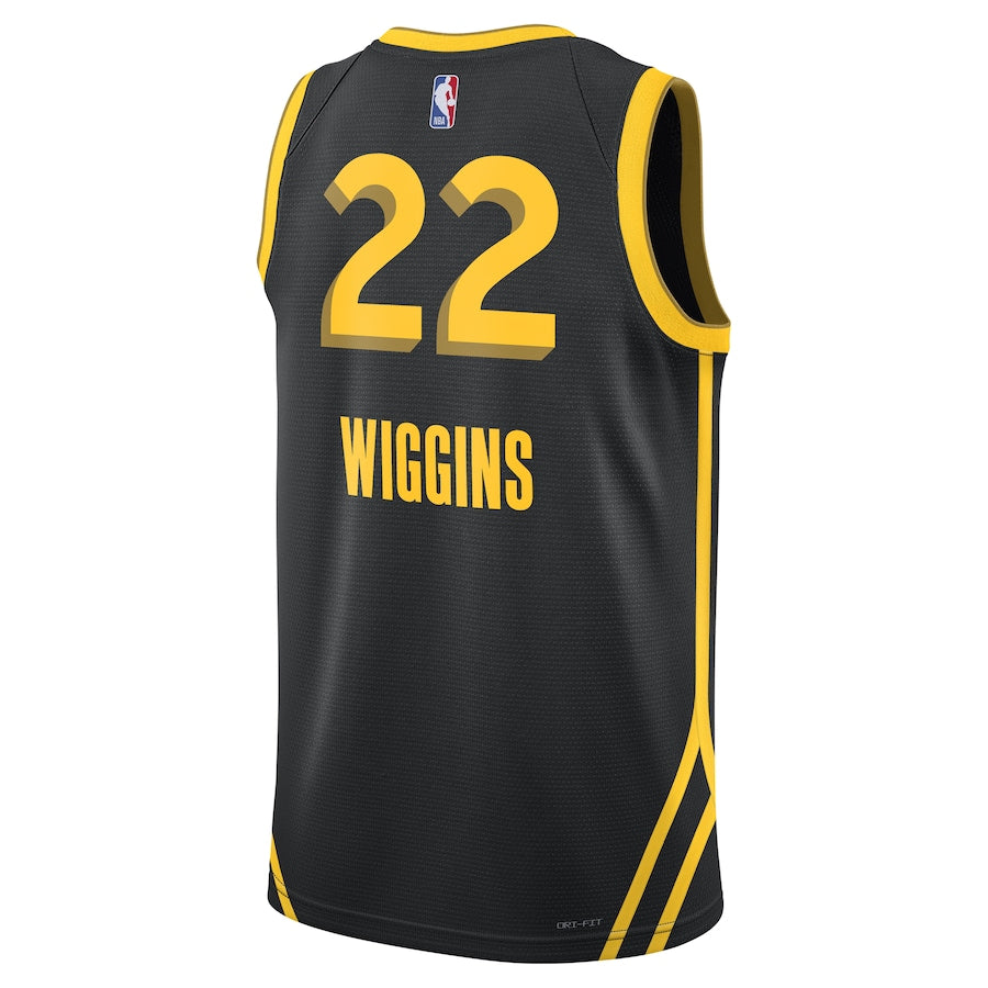 Andrew Wiggins Golden State Warriors  Unisex 2023/24 Swingman Shirt - Black - City Edition