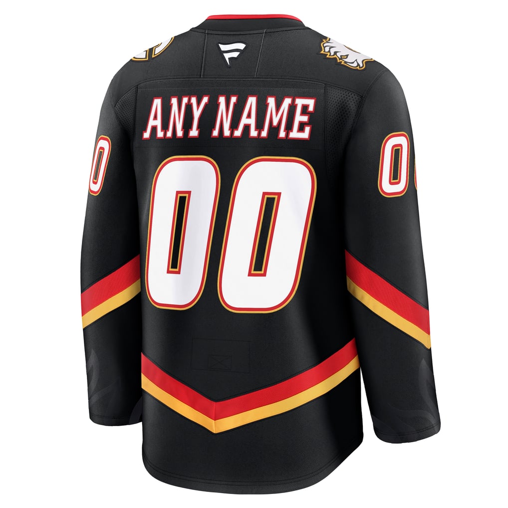 Hygo Shirts Calgary Flames Fanatics Alternate Premium Custom Jersey