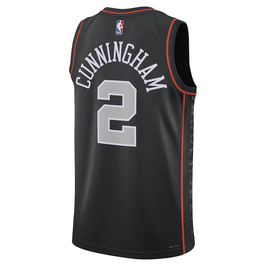 Cade Cunningham Detroit Pistons  Unisex 2023/24 Swingman Shirt - Black - City Edition