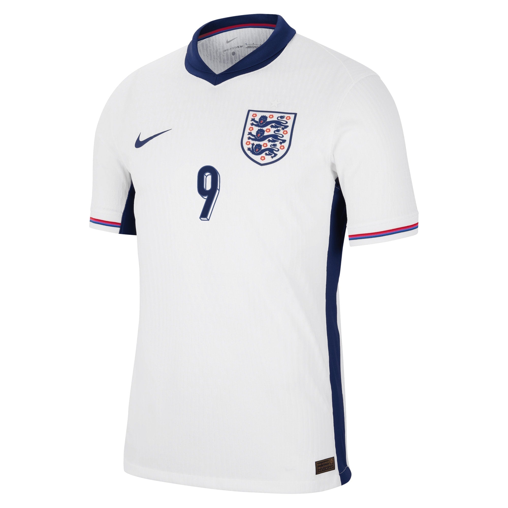 England Dri Fit Adv Home Match Shirt 2024 with Kane 9 printing Soccer Shirt