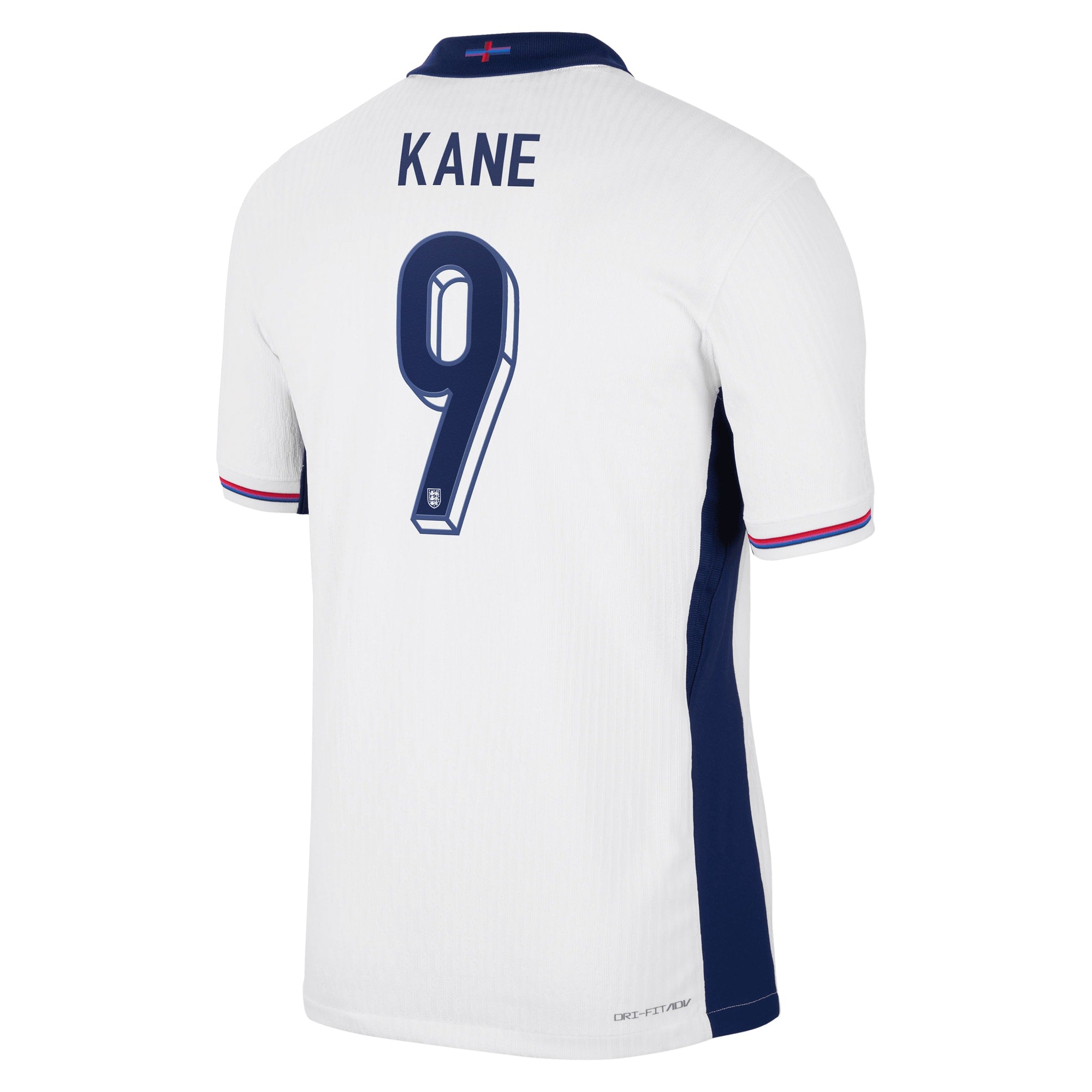 England Dri Fit Adv Home Match Shirt 2024 with Kane 9 printing Soccer Shirt
