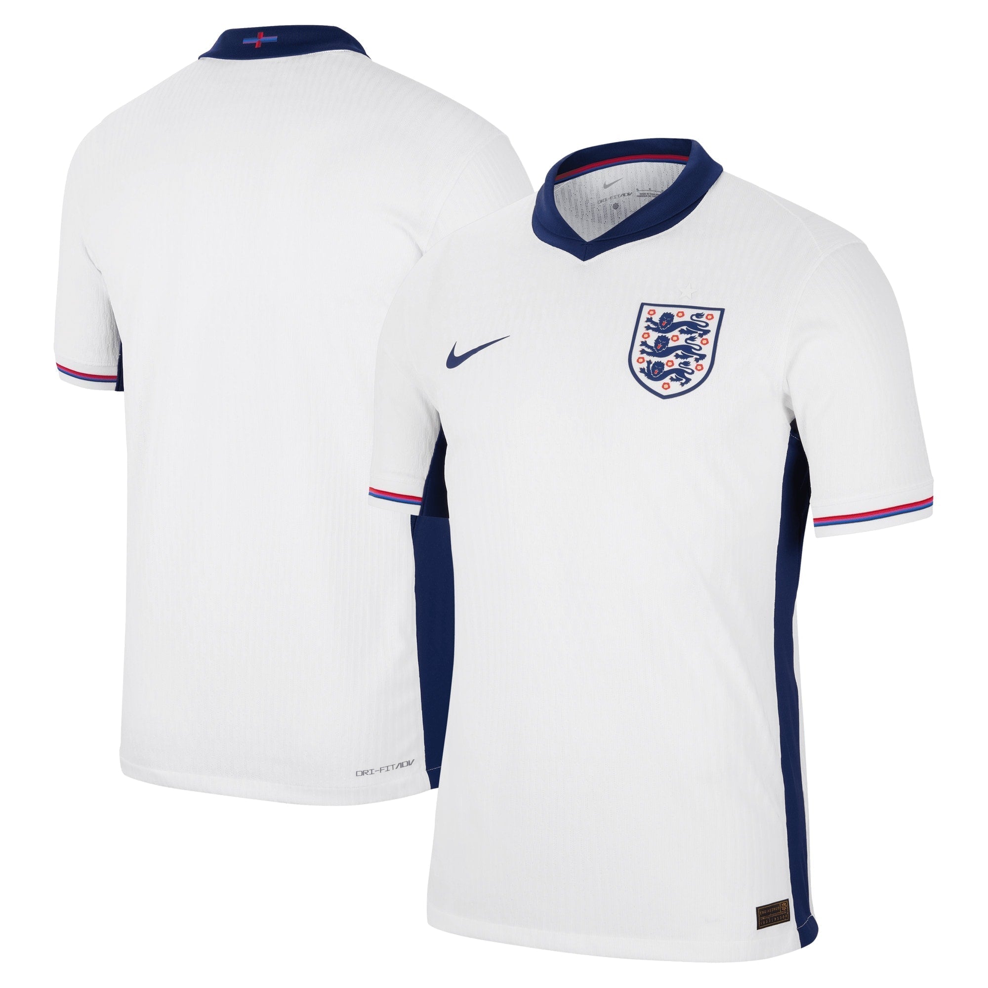 England Dri Fit Adv Home Match 2024 Customized Soccer Shirt