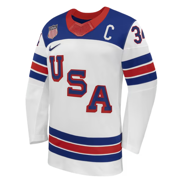 Hygo Shirts Nike US Hockey 2026 Auston Matthews Away Jersey