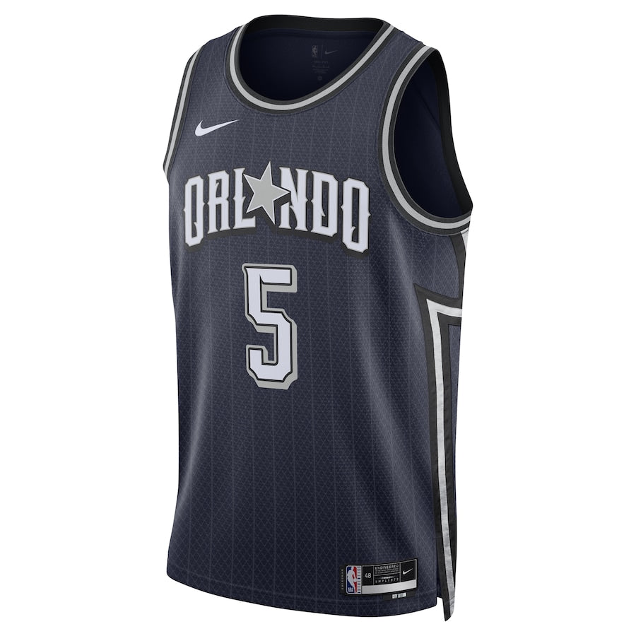 Paolo Banchero Orlando Magic  Unisex 2023/24 Swingman Shirt - Navy - City Edition
