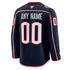 Hygo Shirts Columbus Blue Jackets Fanatics Home Premium Jersey Navy