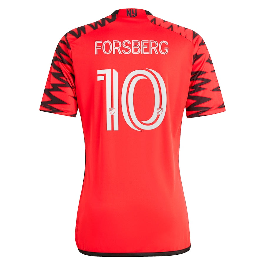 Emil Forsberg New York Red Bulls  2024 Legacy Player Soccer Shirt – Red