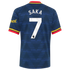 Bukayo Saka Arsenal adidas Youth 2026/27 Away Replica Jersey - Navy