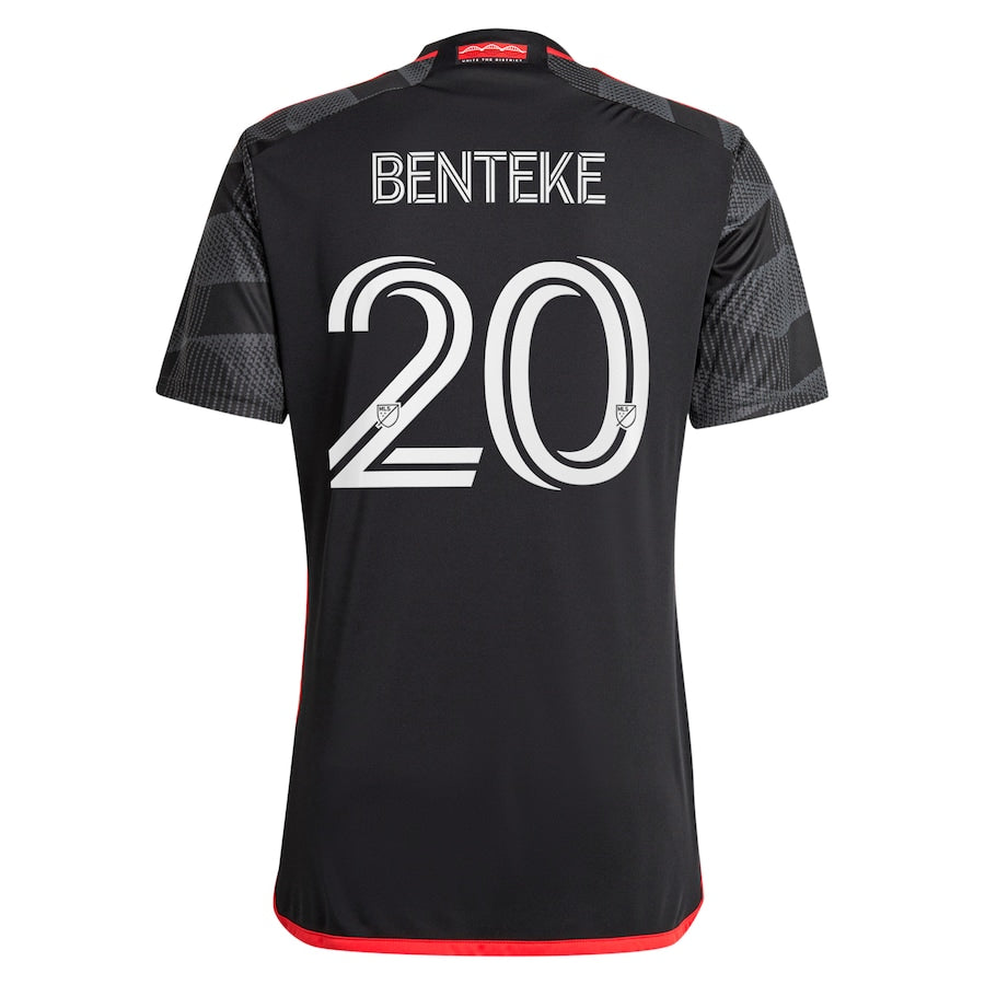 Christian Benteke D.C. United  2024 The Icon Kit Player Soccer Shirt – Black