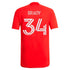 Chris Brady Chicago Fire  2024 Return To Red Player Soccer Shirt – Red
