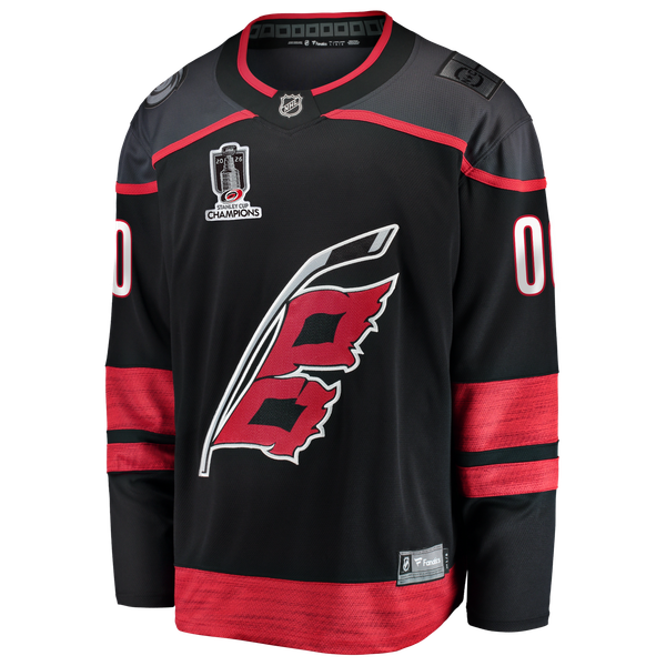 Hygo Shirts Carolina Hurricanes Fanatics 2026 Stanley Cup Champions Home Breakaway Custom Jersey