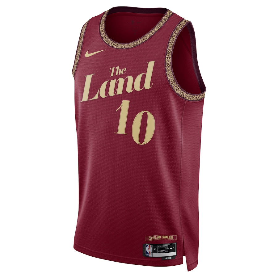 Darius Garland Cleveland Cavaliers  Unisex 2023/24 Swingman Shirt - Wine - City Edition