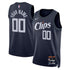LA Clippers  Unisex 2023/24 customized Swingman Shirt - Navy - City Edition