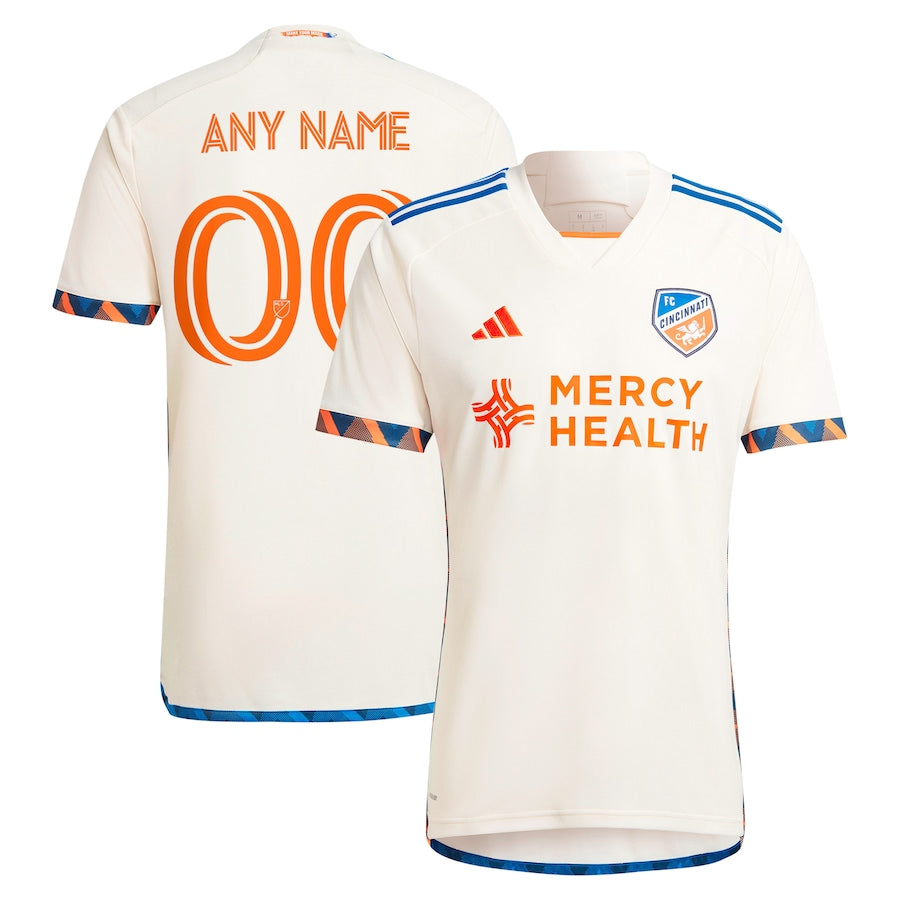 FC Cincinnati  2024 The Canvas Kit Customized Soccer Shirt - White