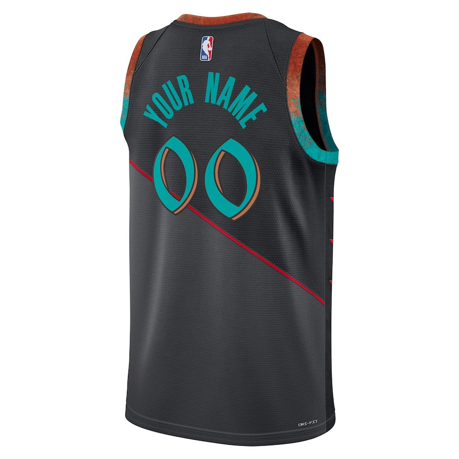 Washington Wizards  Unisex 2023/24 customized Swingman Shirt - Black - City Edition