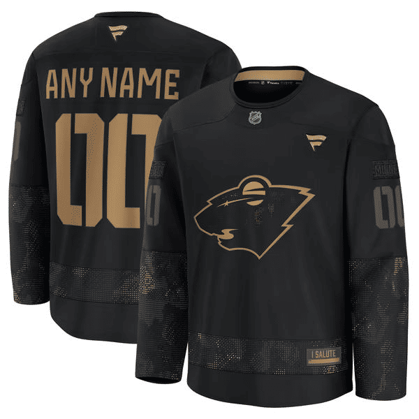 Hygo Shirts Fanatics Minnesota Wild Military Appreciation Jersey