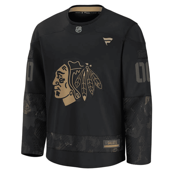 Hygo Shirts Chicago Blackhawks Fanatics 2024 Military Appreciation Practice Jersey