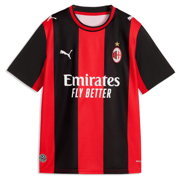 Puma Luka Modrić AC Milan 2026/27 Home Replica Jersey Black/Red