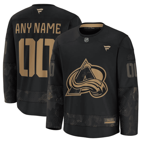 Hygo Shirts Fanatics Colorado Avalanche 2024 Military Jersey