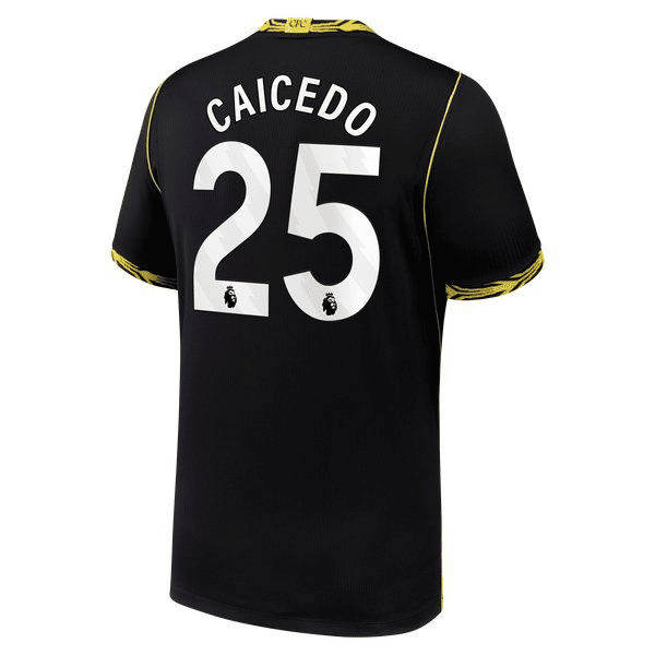 Moisés Caicedo Chelsea Nike 2026/27 Away Stadium Replica Jersey - Black