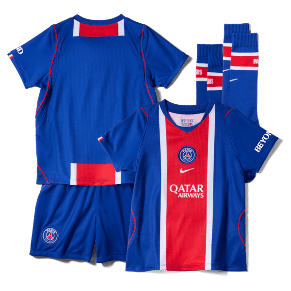 PSG Nike Home Stadium Mini Kit 2026-27 - Little Kids - Jersey Teams World