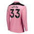 Sunderland x Elvis Hummel Away Shirt 2026-27 - Long Sleeve with Hjelde 33 printing - Jersey Teams World