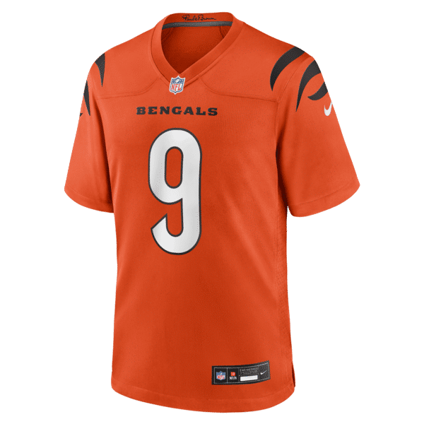 Nike Joe Burrow Cincinnati Bengals Alternate Game Jersey Orange