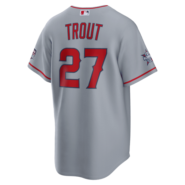 Nike Mike Trout Los Angeles Angels 2026 All-Star Edition Stars & Stripes Stadium Jersey Gray