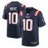 Nike Drake Maye New England Patriots Game Jersey Navy