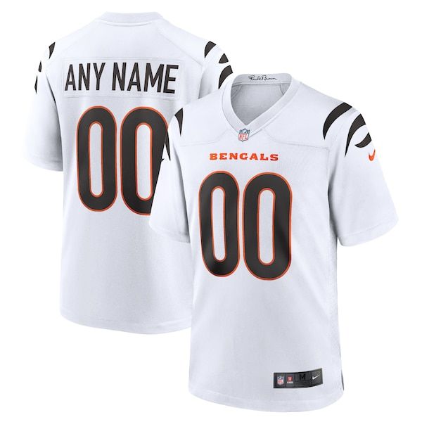 Nike Cincinnati Bengals Custom Game Jersey White