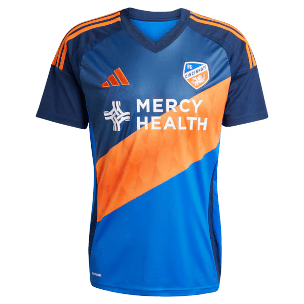 Adidas Pavel Bucha FC Cincinnati 2025 Orange and Blue Legacy Kit Replica Jersey Blue
