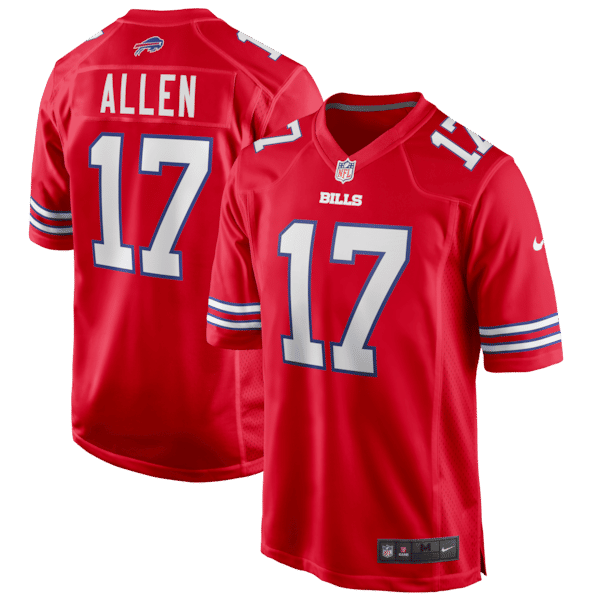 Nike Josh Allen Buffalo Bills Game Jersey Red