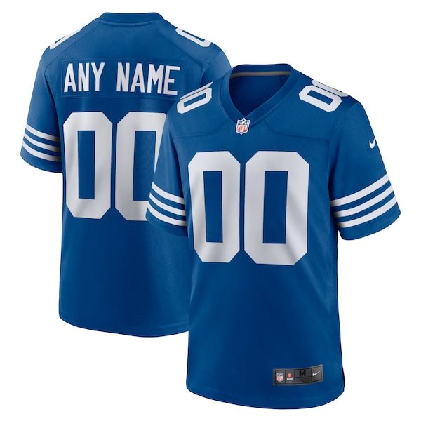 Nike Indianapolis Colts Alternate Custom Game Jersey Royal