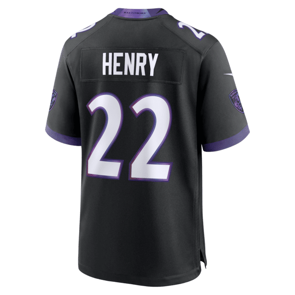 Nike Derrick Henry Baltimore Ravens Alternate Game Jersey Black